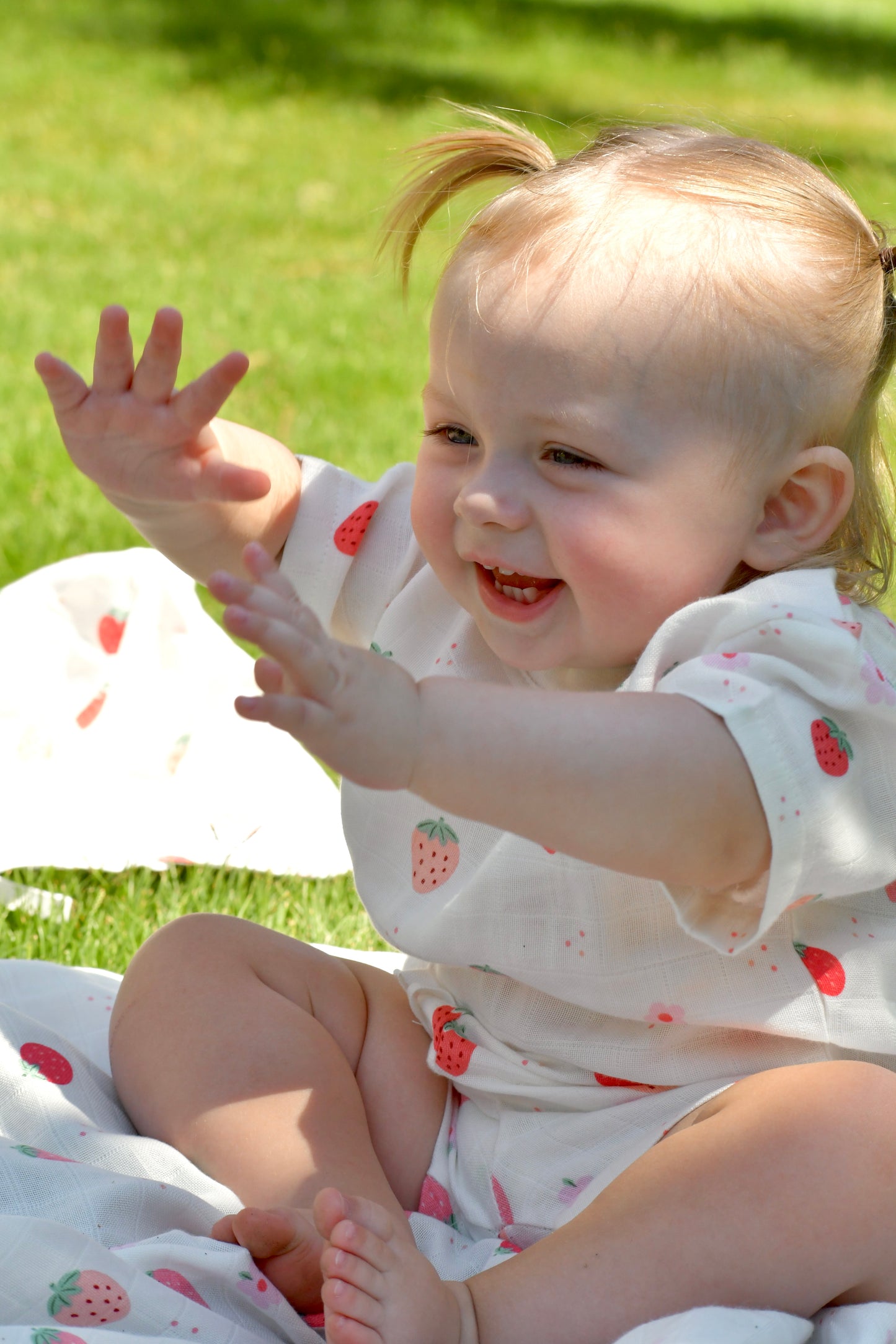Berry Bloom Muslin 2 Pieces Set