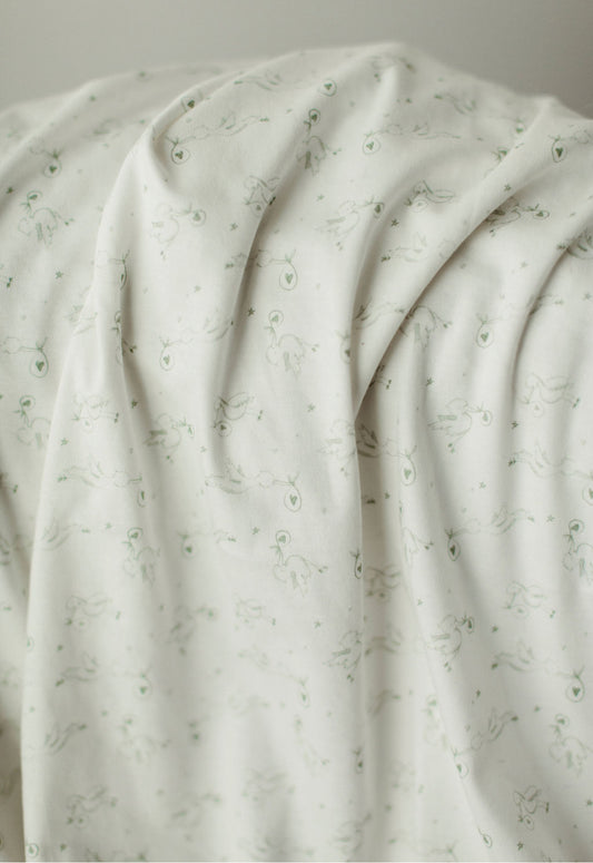 Receiving Blanket - Lovey stork