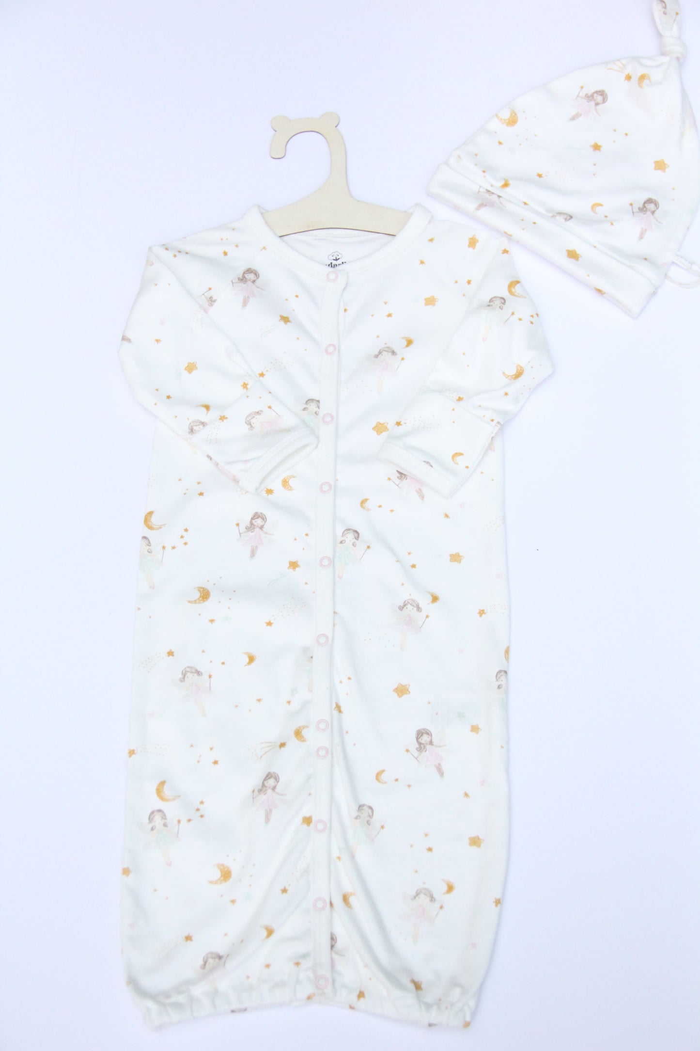 SnapGown Romper & Beanie Set - Little enchanted