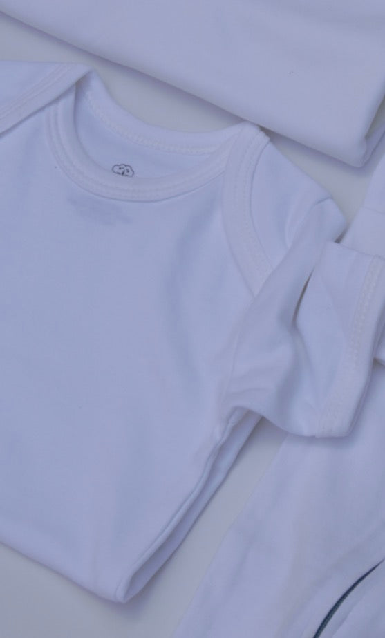 Bodysuit Pack of 2 - Organic White