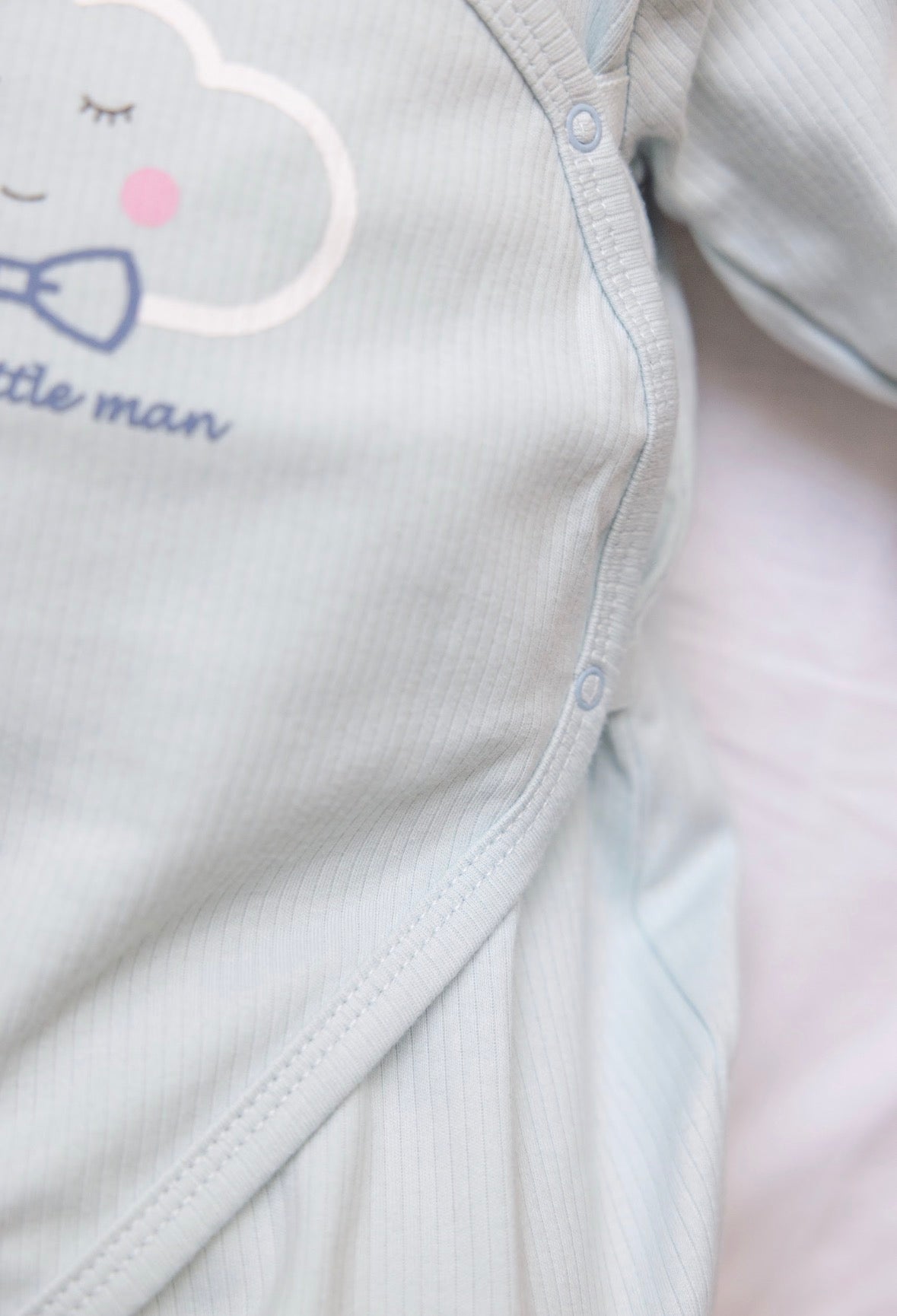 Baby Blue Kimono - Mom's little man