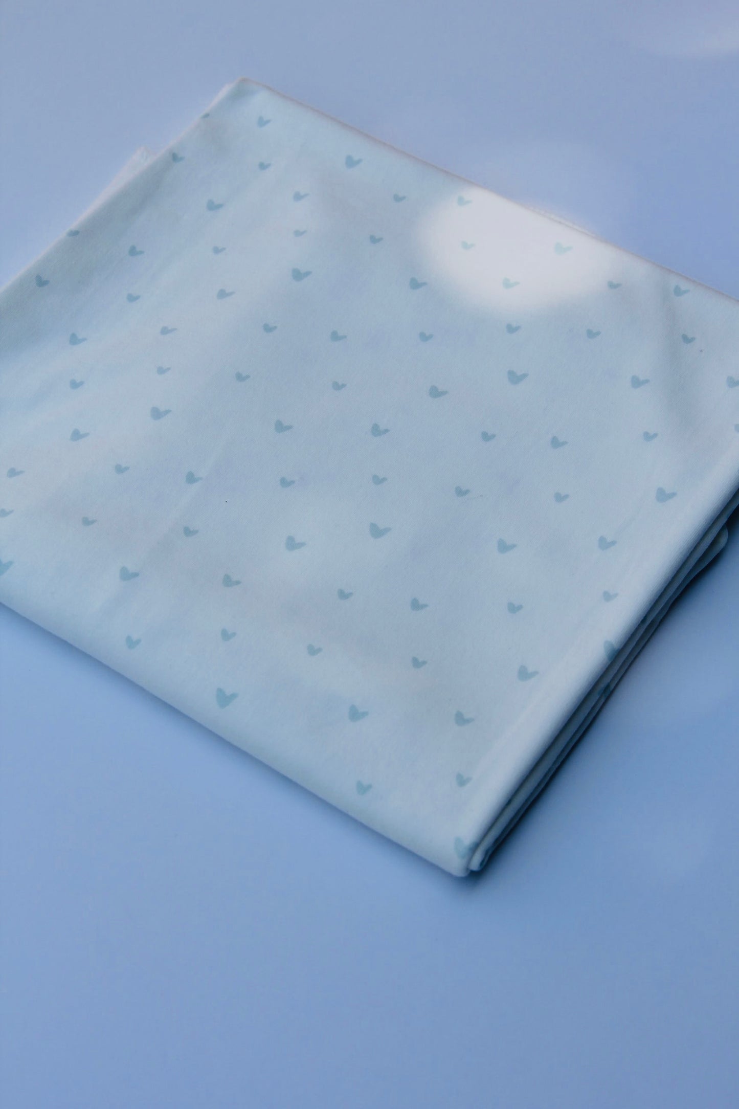 Receiving Blanket - Blue Hearts