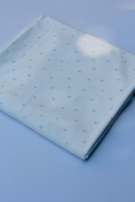 Receiving Blanket - Blue Hearts