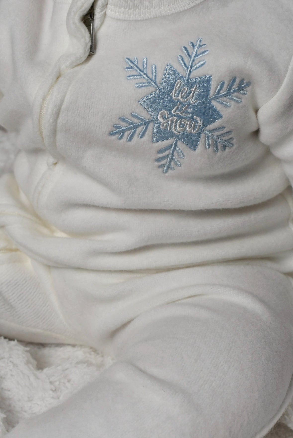 Let It Snow-Winter Footie