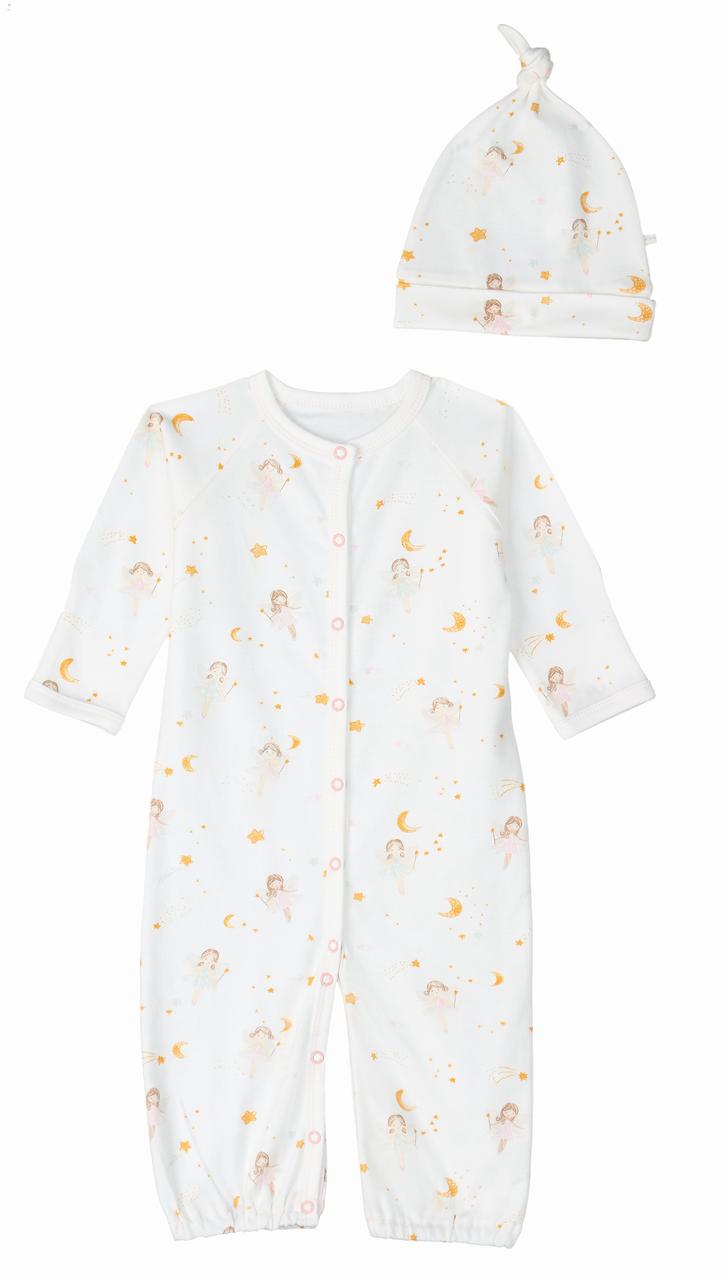 SnapGown Romper & Beanie Set - Little enchanted