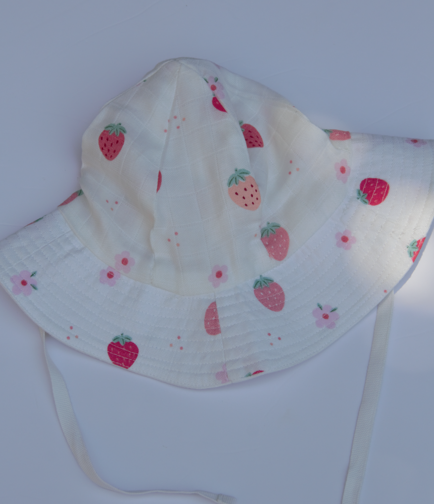 Muslin Sunhat - Sweet Berry